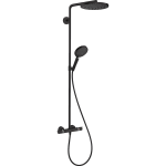 Hansgrohe Raindance Select S 240 PowderRain coloana de dus termostatata, negru mat