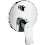 Hansgrohe Metris baterie cada-dus montaj incastrat, ornament rotund, crom