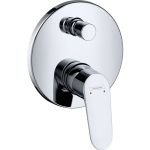 Hansgrohe Focus baterie cada-dus incastrata, crom