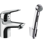 Hansgrohe Novus 70 baterie lavoar cu dus tip bideu igiena intima furtun 160 cm, fara ventil, crom