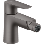 Hansgrohe Talis E baterie bideu cu ventil pop-up, negru periat