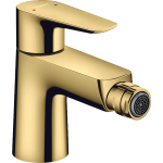 Hansgrohe Talis E baterie bideu cu ventil pop-up, gold optic