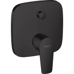 Hansgrohe Talis E baterie cada-dus montaj incastrat, negru mat
