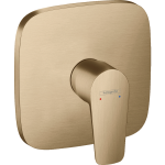 Hansgrohe Talis E baterie dus, montaj incastrat, bronz periat