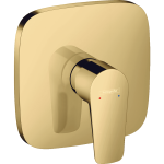 Hansgrohe Talis E baterie dus, montaj incastrat, gold optic