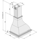 Hota rustica Pyramis RUSTIC CHIMNEY 2238SL - imagine 2