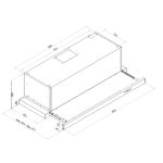 Hota telescopica Pyramis Silver Sliding Turbo 90cm - imagine 2