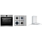 Pachet Pyramis SMARTLINE COMFORT ELEGANT, cuptor electric digital 5 functii, plita cu gaz si hota