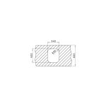 Chiuveta Inox Pyramis IRIS 340mm*400mm - imagine 3