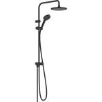 Hansgrohe Vernis Blend 200 sistem dus fara baterie negru mat