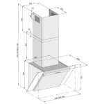 Hota decorativa Pyramis SILVER 3283 90cm - imagine 2