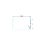 Chiuveta Granit TETRAGON 70x40 1B Iron Grey - imagine 3