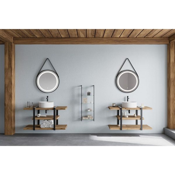 Savini Due Linea Blat pentru lavoar 60x46 cm, h=4 cm, culoare rovere naturale