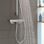 Hansgrohe Ecostat E baterie termostatata dus, crom - imagine 2