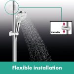 Hansgrohe Crometta Vario set dus cu bara 72 cm, crom - imagine 2