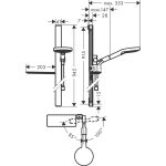 Hansgrohe Raindance Select S 120 set dus 3 functii, savoniera si bara 90 cm, crom - imagine 2