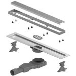 Wirquin Linear Flat rigola dus 400 mm - imagine 3