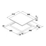Plita Inductie 58IND 439 Touch Control - imagine 2