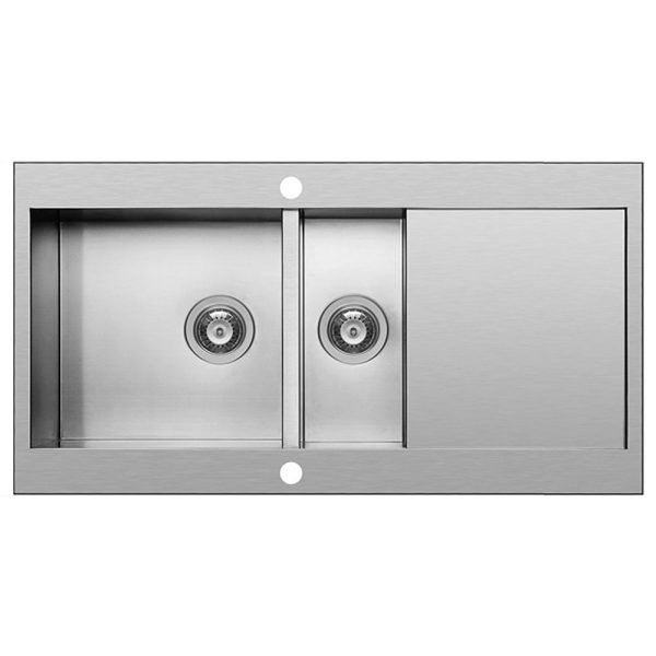 Chiuveta inox MONDRIAN 100x53 1 1/2B 1D LN