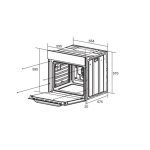 Cuptor electric Pyramis BAS65 - imagine 2