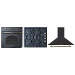 Set Rustic Home Black