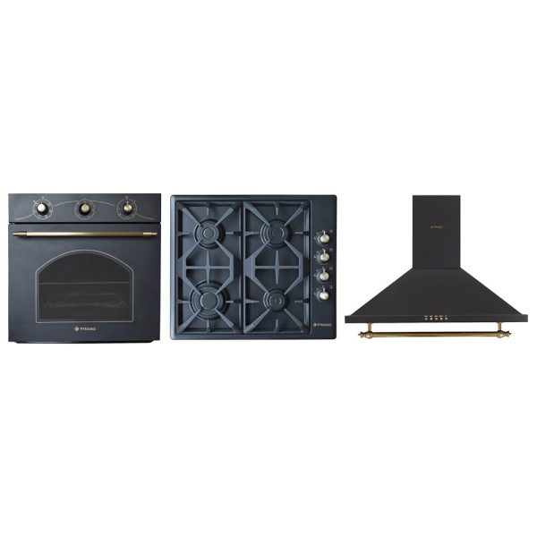 Set Rustic Home Black