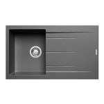 Chiuveta Granit ALAZIA 86x50 1B 1D Iron Grey