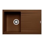 Chiuveta Granit ALAZIA 1B 1D 79x50 Chocolate
