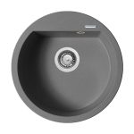 Chiuveta Granit Alazia Ø51 1B Iron Grey