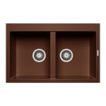 Chiuveta Granit ALAZIA 79x50 2B Chocolate