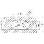 Chiuveta inox Pyramis DIONE 65x40 1 1/2B SM - imagine 3