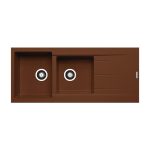Chiuveta Granit Alazia 116x50 1 3/4B 1D Chocolate
