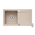 Set chiuveta granit LOTUS & baterie - Beige