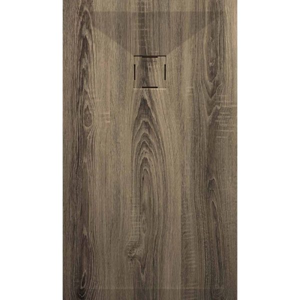 3D Wood Ash  cadita dus 70x90 cm, compozit, sifon inclus