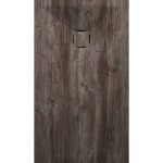 3D Wood Baobab cadita dus 80x120 cm, compozit, sifon inclus