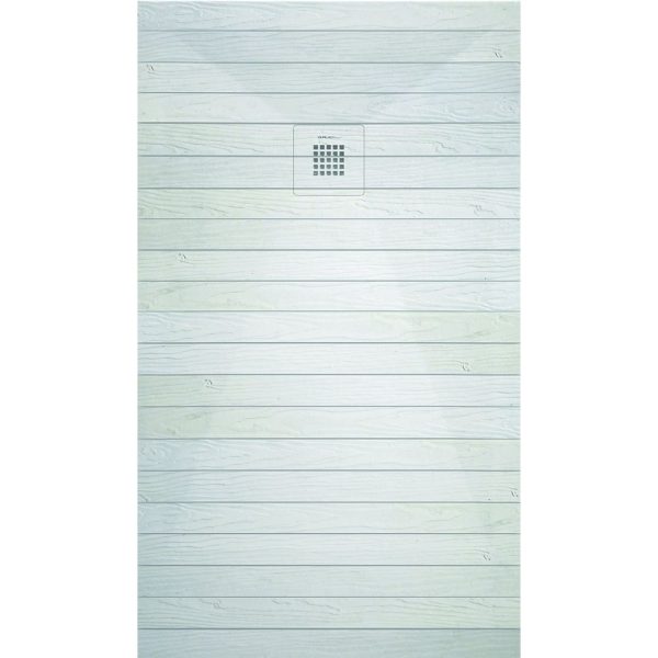 3D Wood Flanders Pine cadita dus 70x110 cm, compozit, sifon inclus