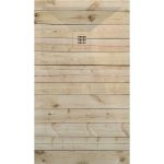 3D Wood Natural Pine cadita dus 70x110 cm, compozit, sifon inclus