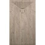 3D Wood Nature cadita dus 70x110 cm, compozit, sifon inclus