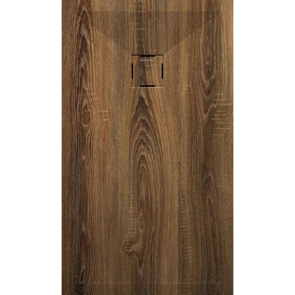 3D Wood Walnut cadita dus 70x110 cm, compozit, sifon inclus