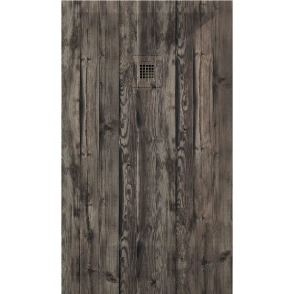 3D Wood Oak Moka cadita dus 70x180 cm, compozit, sifon inclus