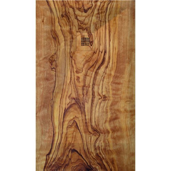 3D Wood Olive 02 cadita dus 70x90 cm, compozit, sifon inclus