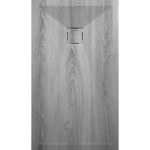3D Wood Vintage cadita dus 70x210 cm, compozit, sifon inclus