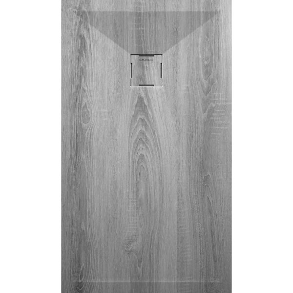 3D Wood Vintage cadita dus 70x190 cm, compozit, sifon inclus
