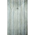 3D Wood White Patina cadita dus 80x90 cm, compozit, sifon inclus