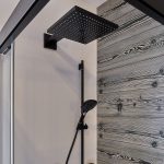 Hansgrohe Raindance E 300 palarie dus 1 functie cu brat 39 cm inclus, negru mat - imagine 3