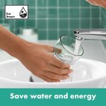 Hansgrohe Logis E 100 baterie lavoar cu ventil pop-up, crom - imagine 3