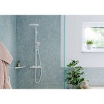Hansgrohe AddStoris etajera colt alb mat - imagine 3