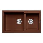 Chiuveta Granit ALAZIA 86x50 1 3/4B Chocolate