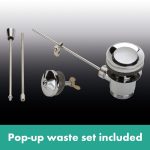 Hansgrohe Logis E 100 baterie lavoar cu ventil pop-up, crom - imagine 4