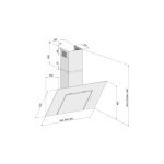 Hota Decorativa SQUARE Sticla Ivory 3423 - imagine 2